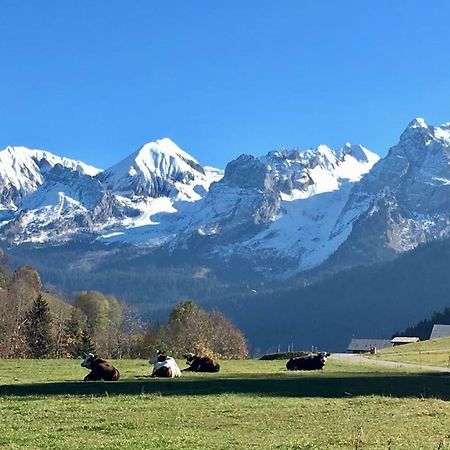 Bel Appartement Avec Vue Exceptionnelle Le Grand-Bornand Zewnętrze zdjęcie