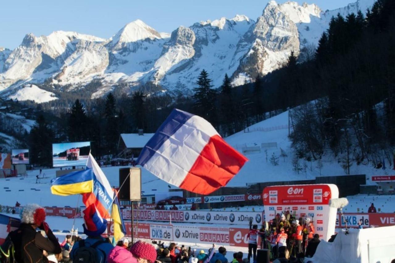 Bel Appartement Avec Vue Exceptionnelle Le Grand-Bornand Zewnętrze zdjęcie